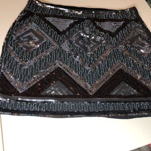 H&M sequin skirt